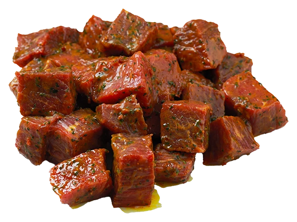Brochette de bœuf marinée