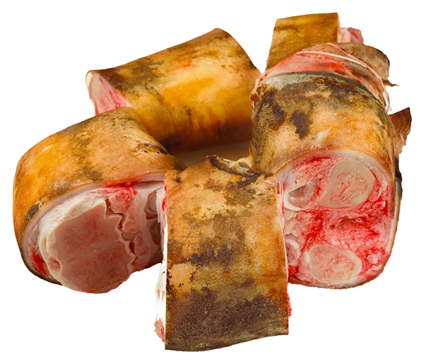 Pied de bœuf découpé