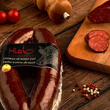 Chorizo de boeuf fumé cuit