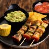 brochettes poulet tex mex