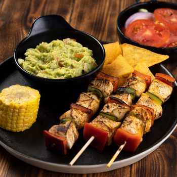 brochettes poulet tex mex