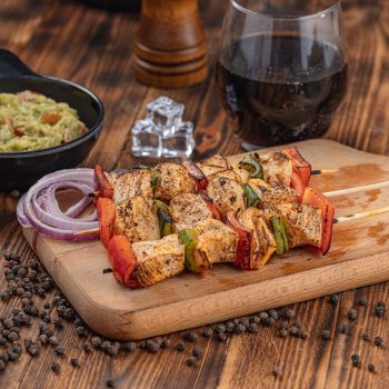 Brochettes poulet trois poivres (en vrac, sans tige)