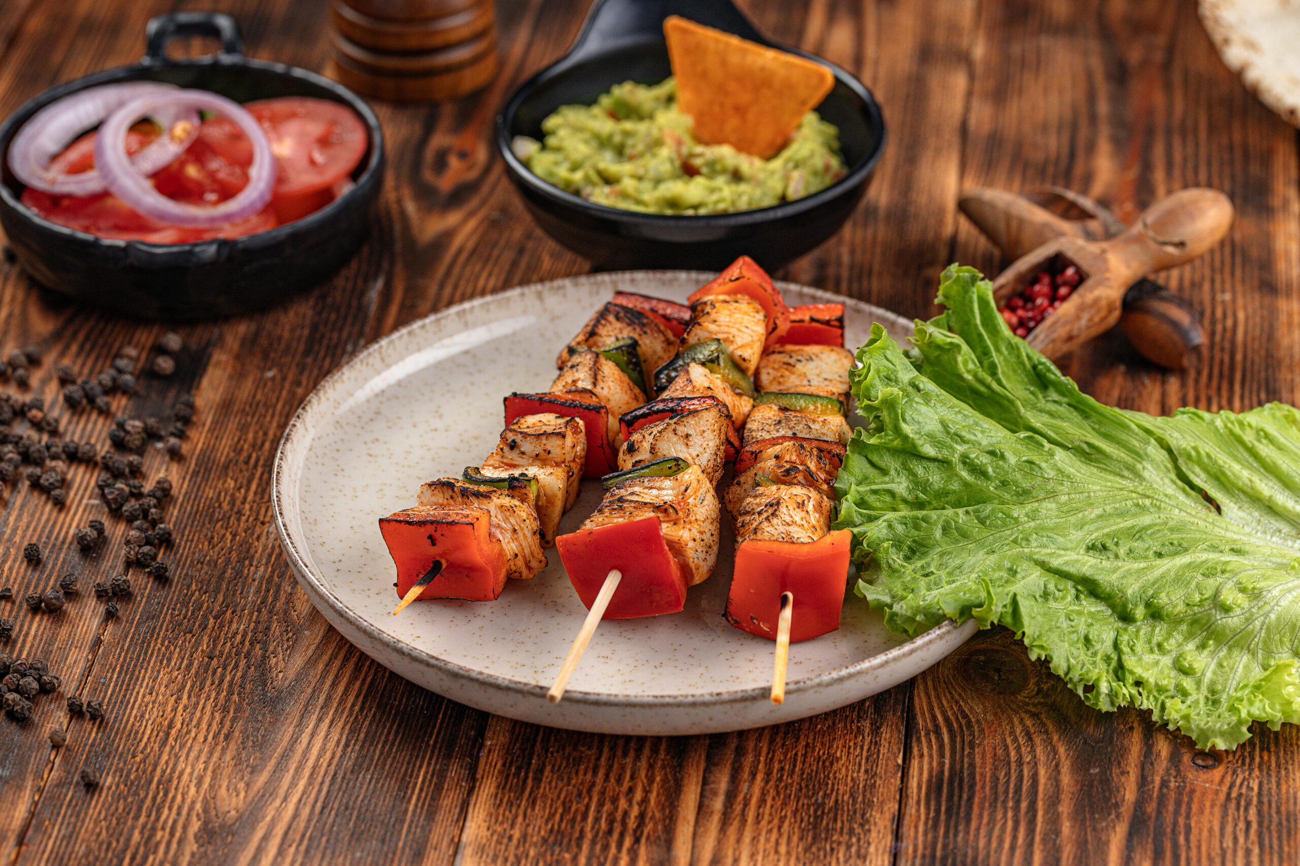 Brochette poulet mariné persillade (en vrac, sans tige)