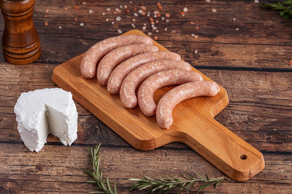 Saucisses volaille fromage
