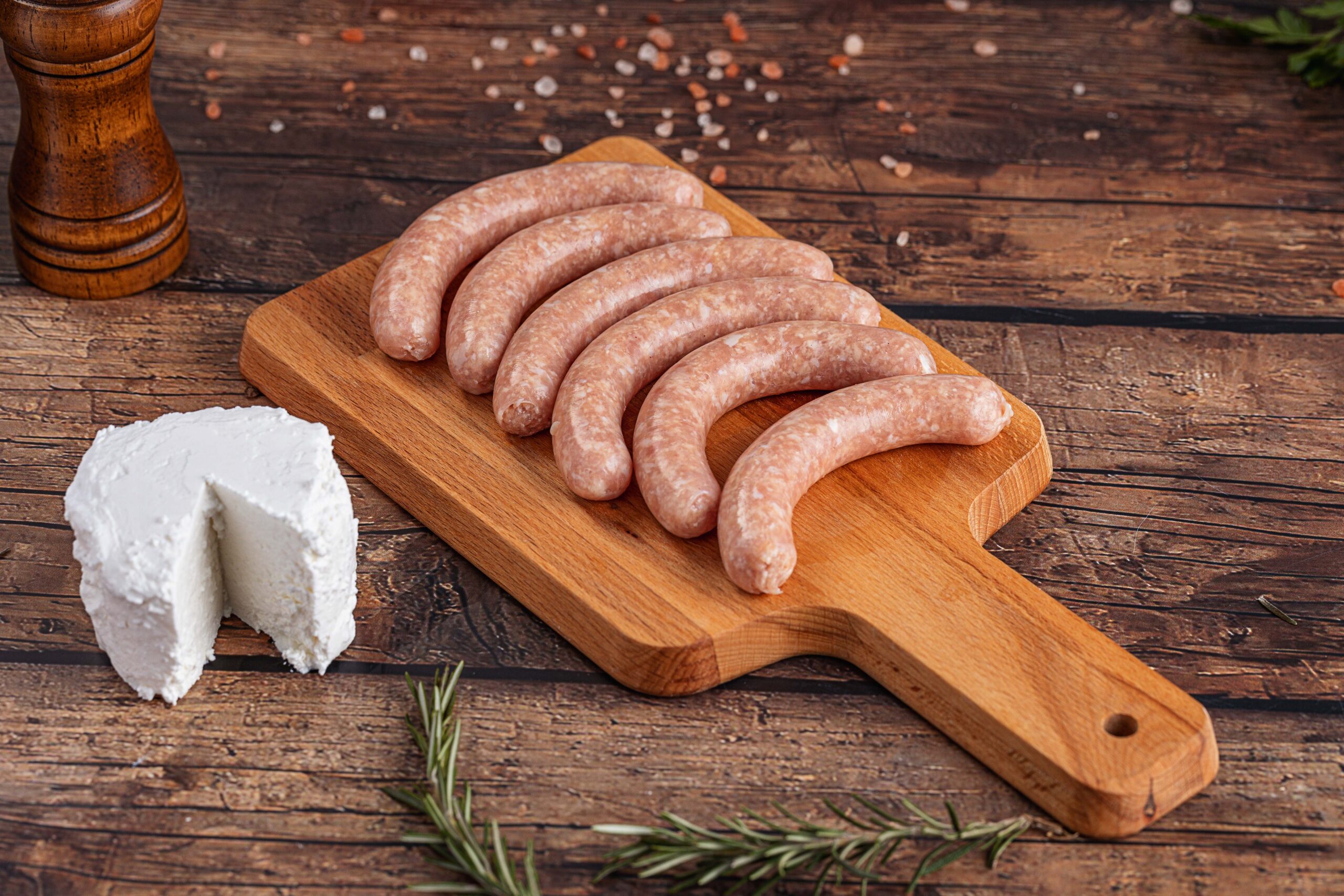 Saucisses volaille fromage