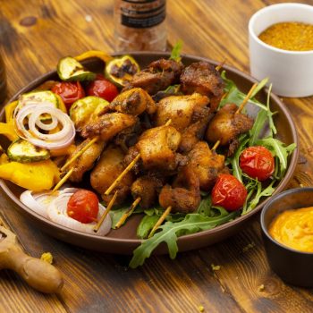 brochettes poulet épicées