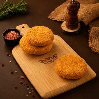 Burger de poulet pané aux fromages